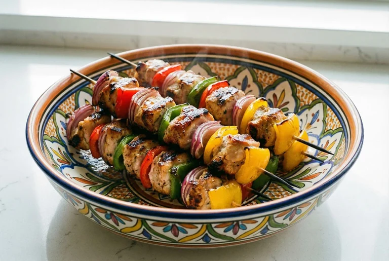 Speedy Broiled Chicken Skewers