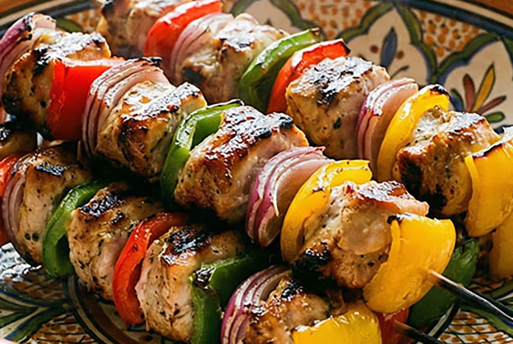 Speedy Broiled Chicken Skewers