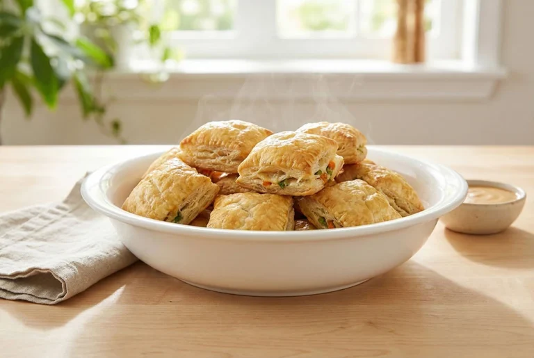 Fluffy Chicken & Veggie Puffs